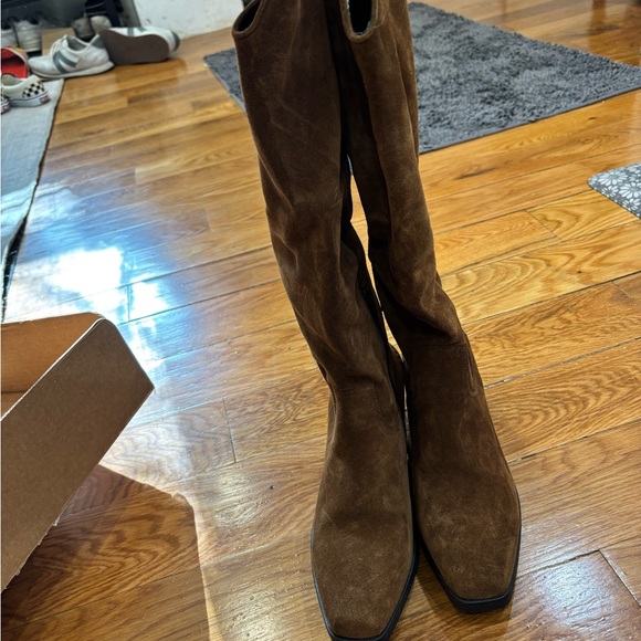 Vagabond Shoemakers Simone Tall Boots Brown Suede - Picture 3 of 8